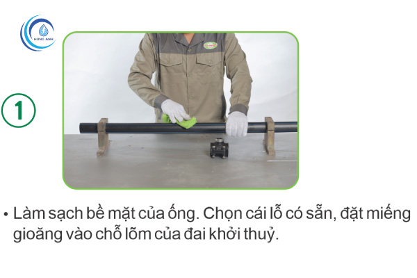 Các bước lắp đặt đai khởi thủy