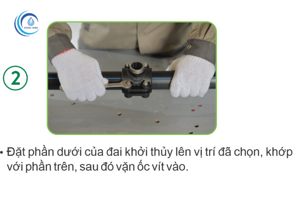 Các bước lắp đặt đai khởi thủy