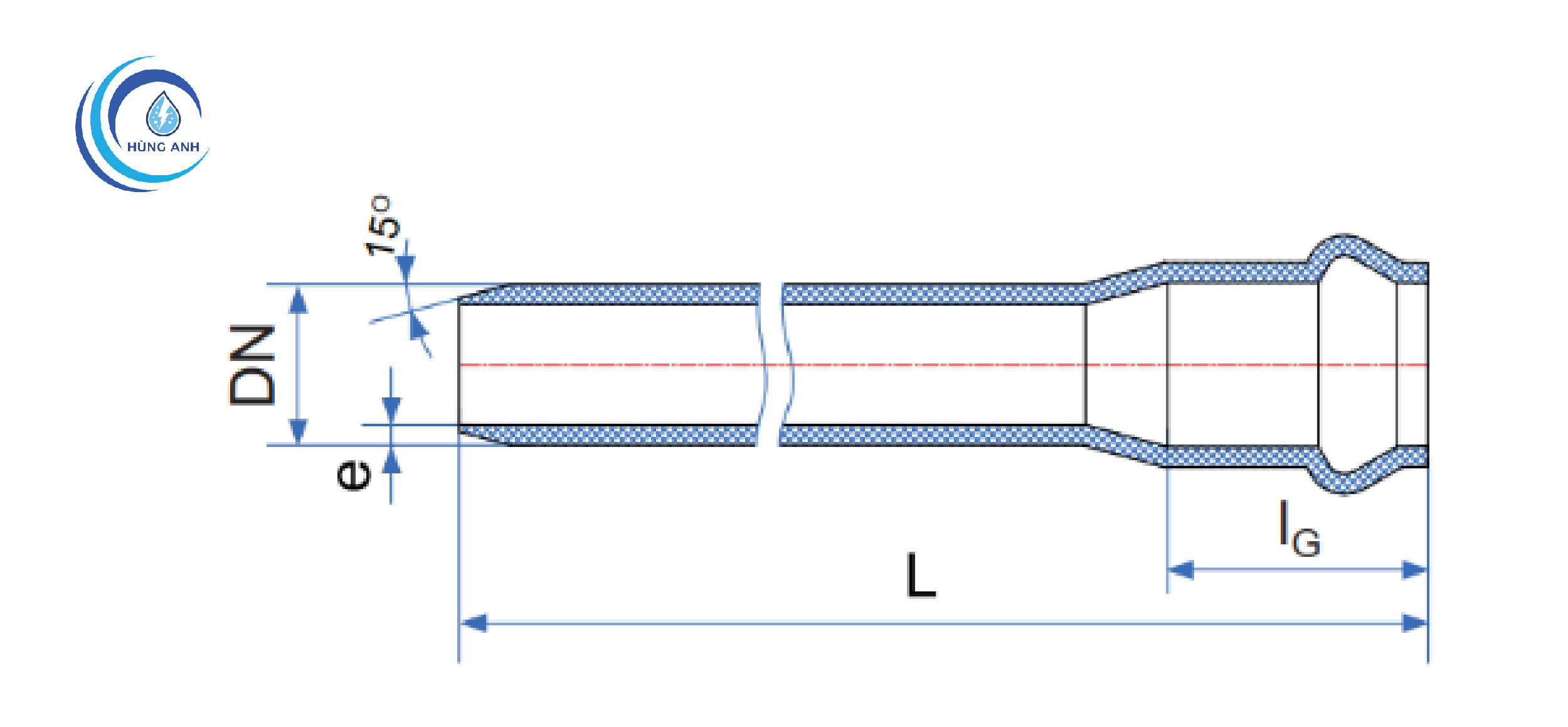 Ống uPVC nong gioăng