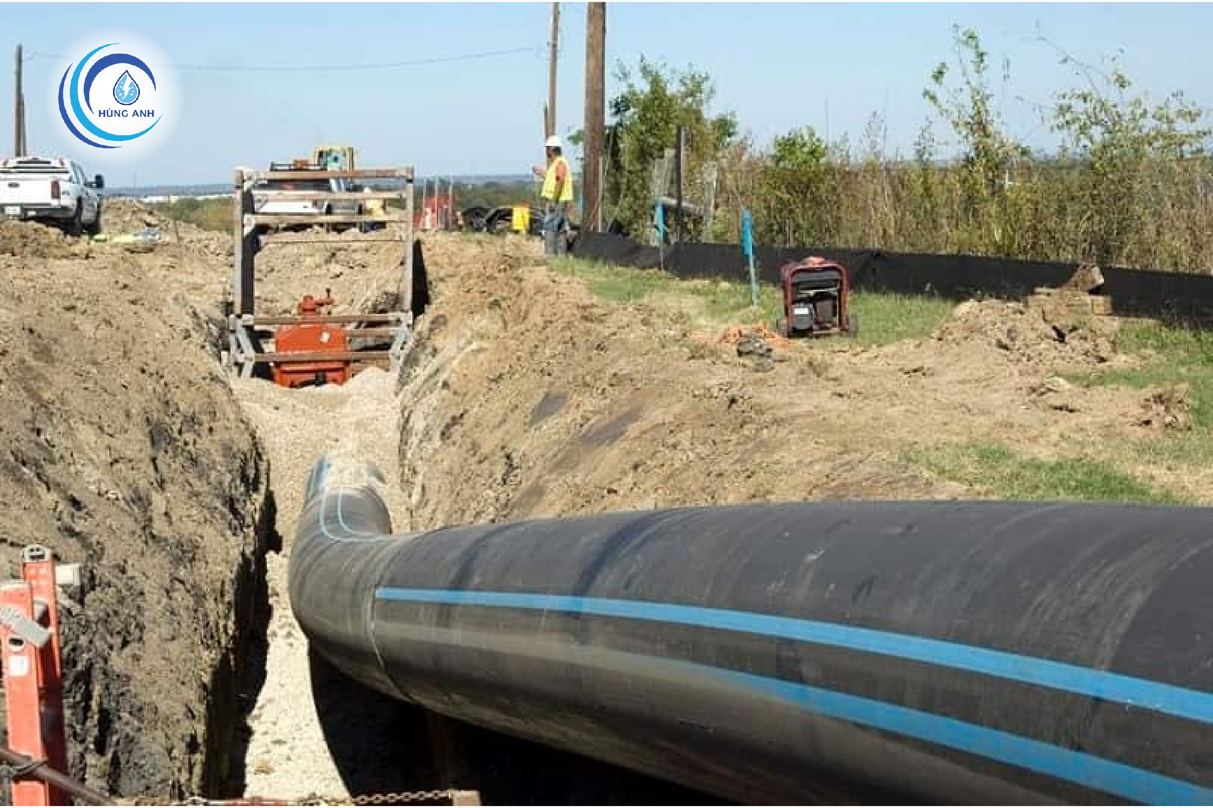 Ống HDPE xử lý bùn thải công nghiệp