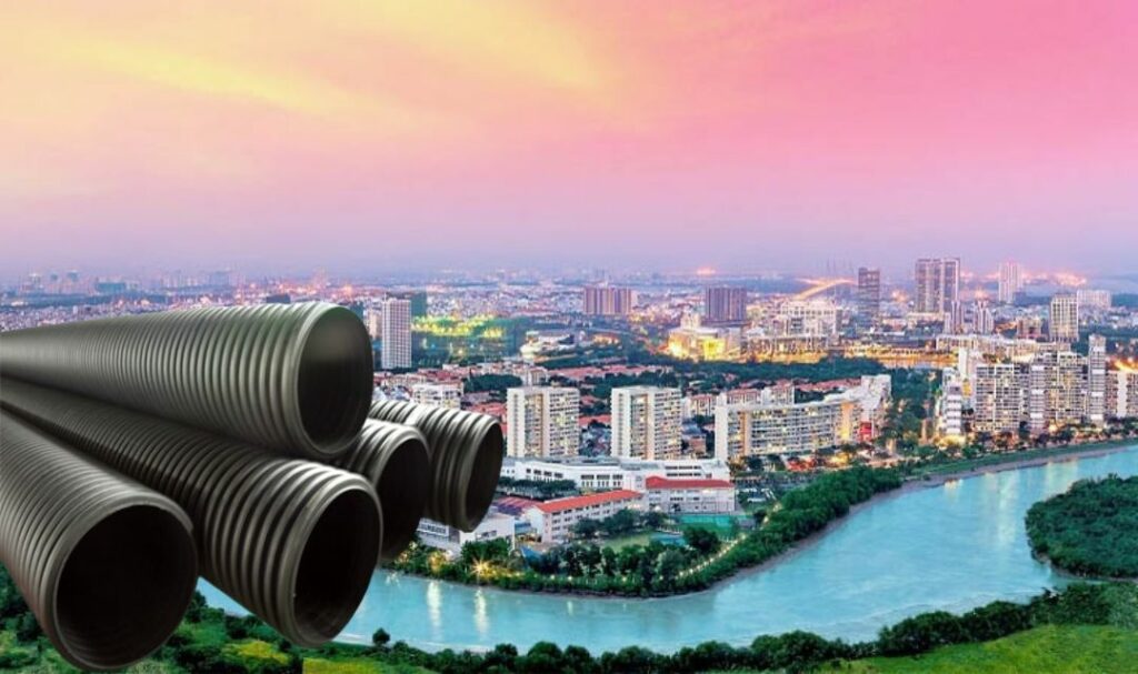 Ống nhựa HDPE gân sóng 2 lớp tại quận 7