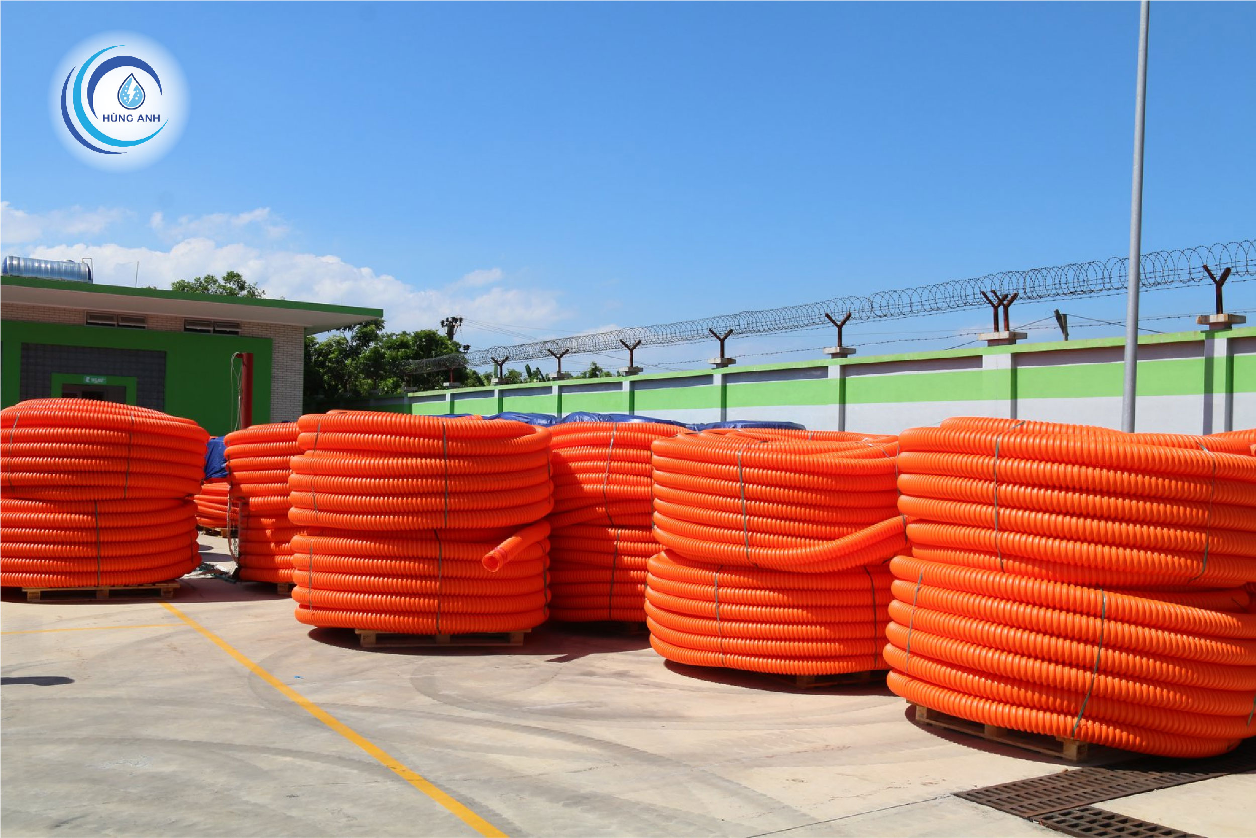 Sản phẩm ống xoắn HDPE Tiền Phong