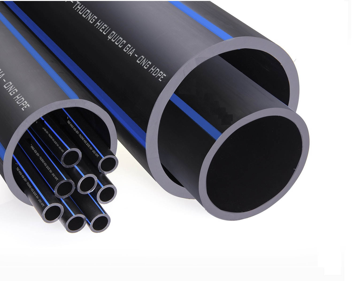 nối ống nước nhựa đen hdpe tiền phong