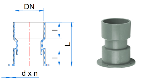 cấu tạo đầu nối thông sàn tiền phong