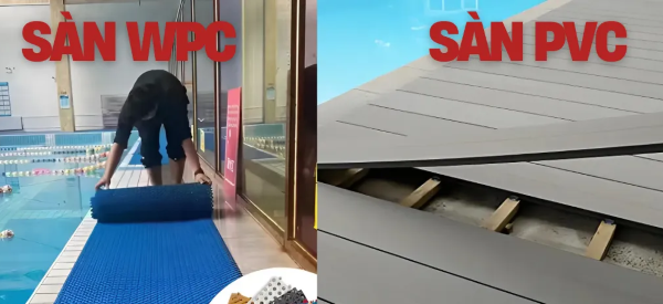 Tính thẩm mỹ của hai tấm sàn nhựa wpc và pvc