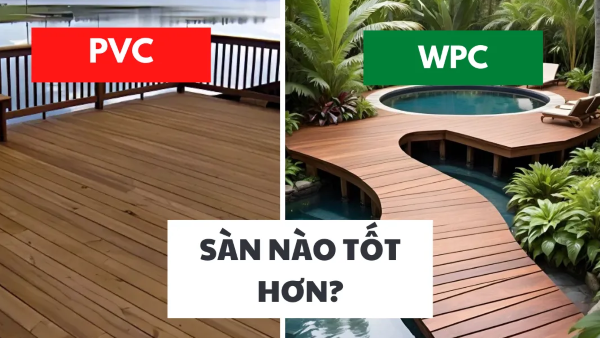 so sánh tấm sàn nhựa wpc với tấm sàn nhựa pvc