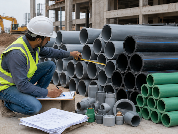 Cách tính khối lượng ống nhựa dự toán