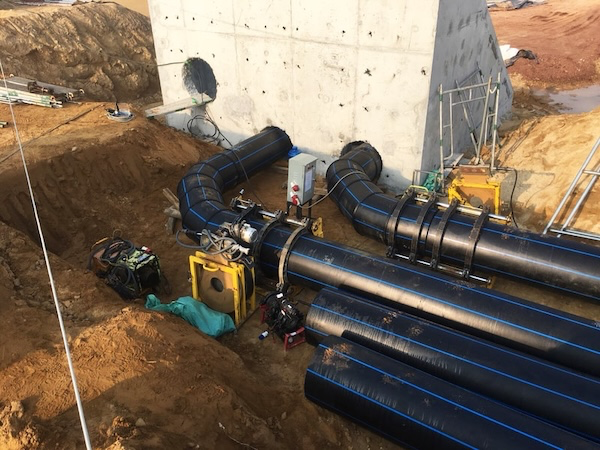 Ống nước HDPE chôn ngầm