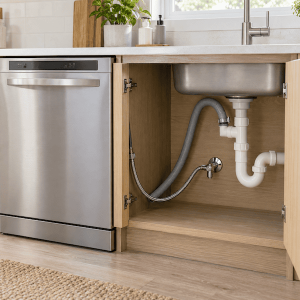 Đường ống máy rửa bát